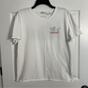 Zara Freddie Mercury official merch tee shirt, white, Medium, 100% cotton